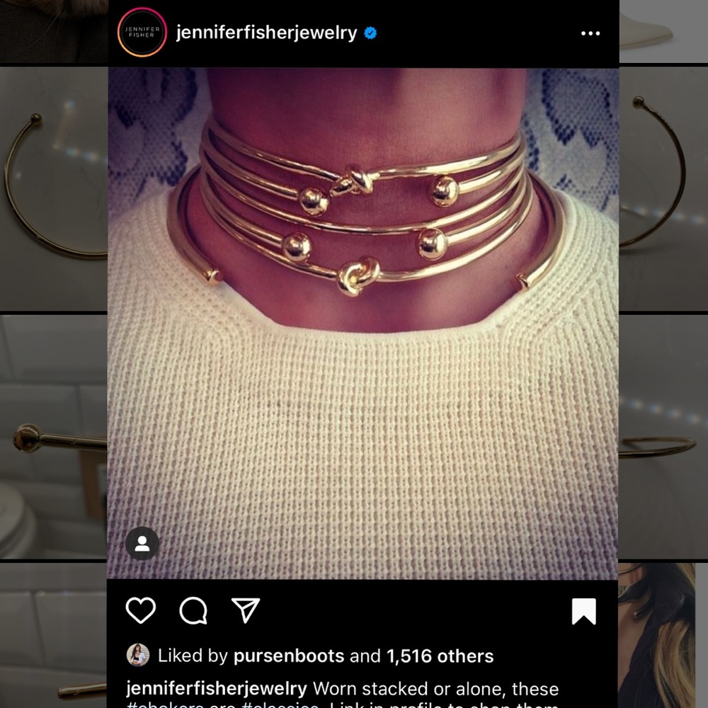 Jennifer Fisher Knot Choker